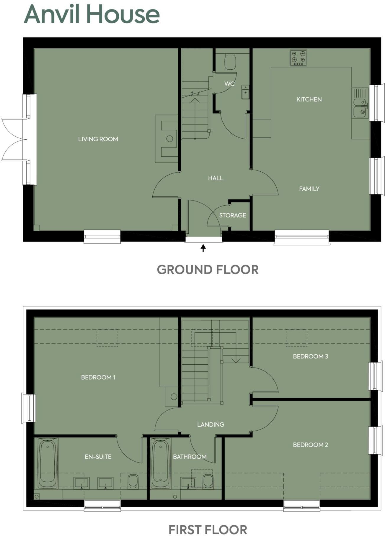 Anvil House, Old Malthouse Lane, Langton Matravers floorplan