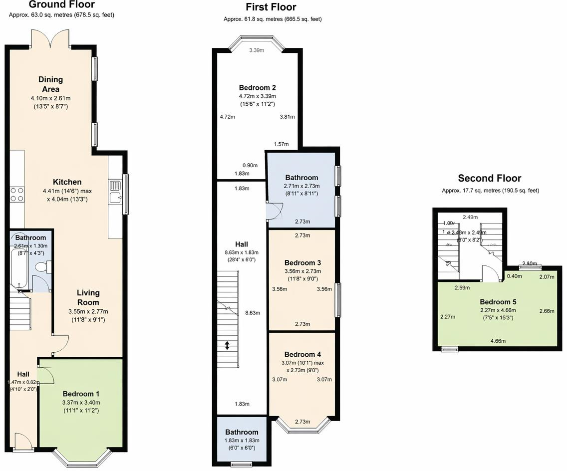 Mount Pleasant Road, Exeter floorplan