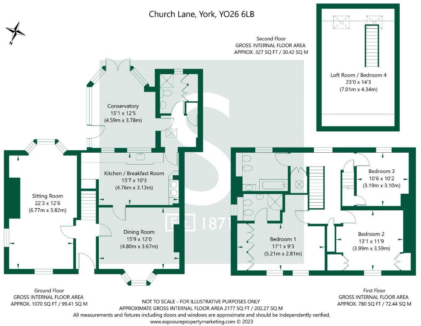 Church Lane, Nether Poppleton, York floorplan