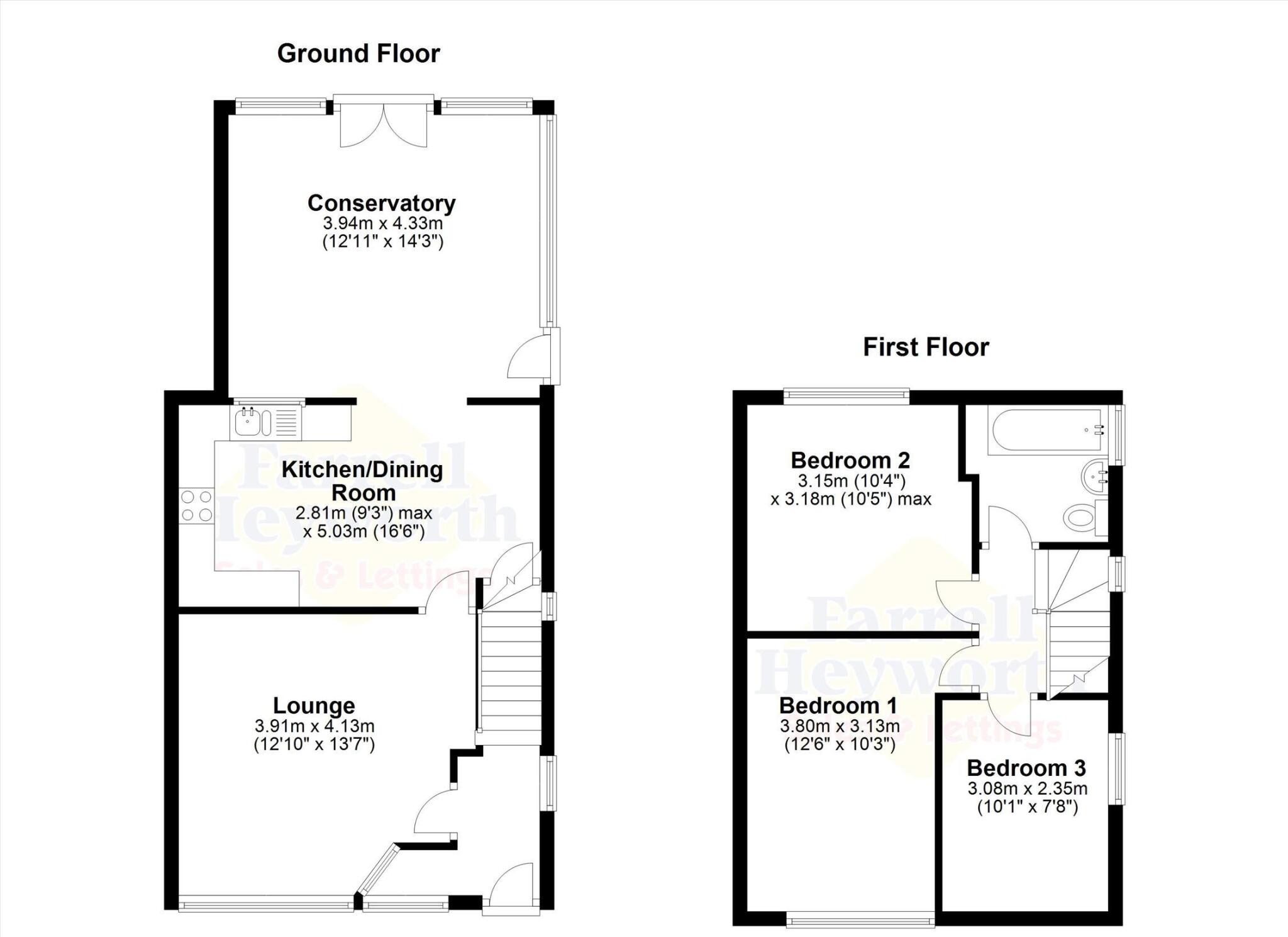 Howick Park Close, Penwortham, Preston floorplan