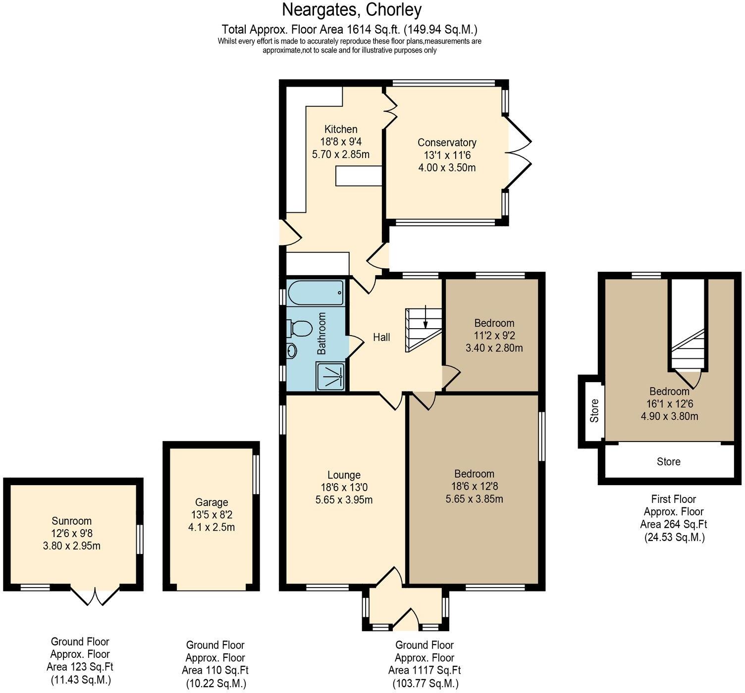 Neargates, Charnock Richard, PR7 floorplan