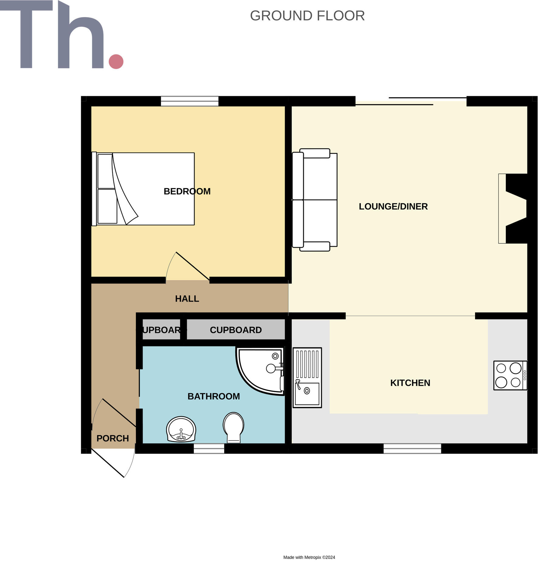East Cowes, Isle of Wight floorplan