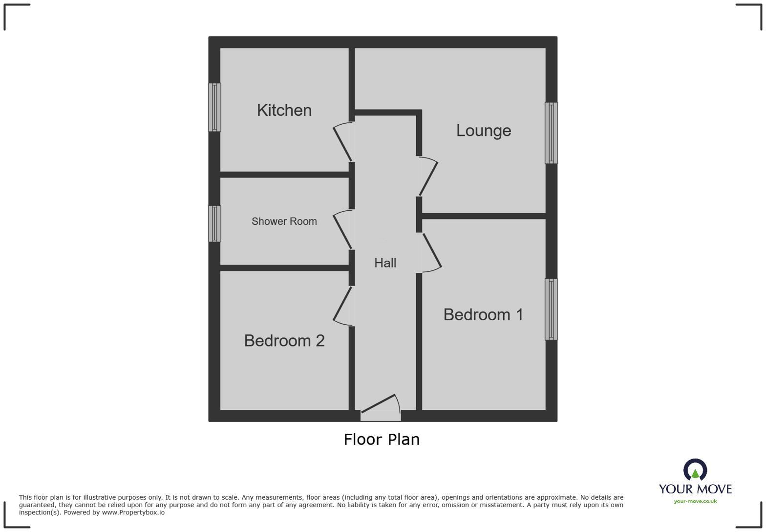 George Street, Whitehaven, Cumbria, CA28 floorplan
