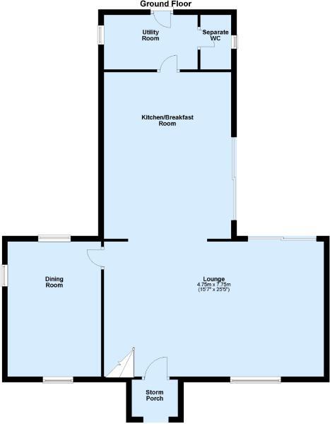 Carr House Lane, Hollingworth, Hyde, SK14 8NA floorplan