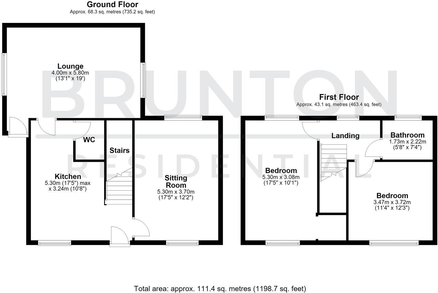 Iris Close, Blaydon-On-Tyne, NE21 floorplan