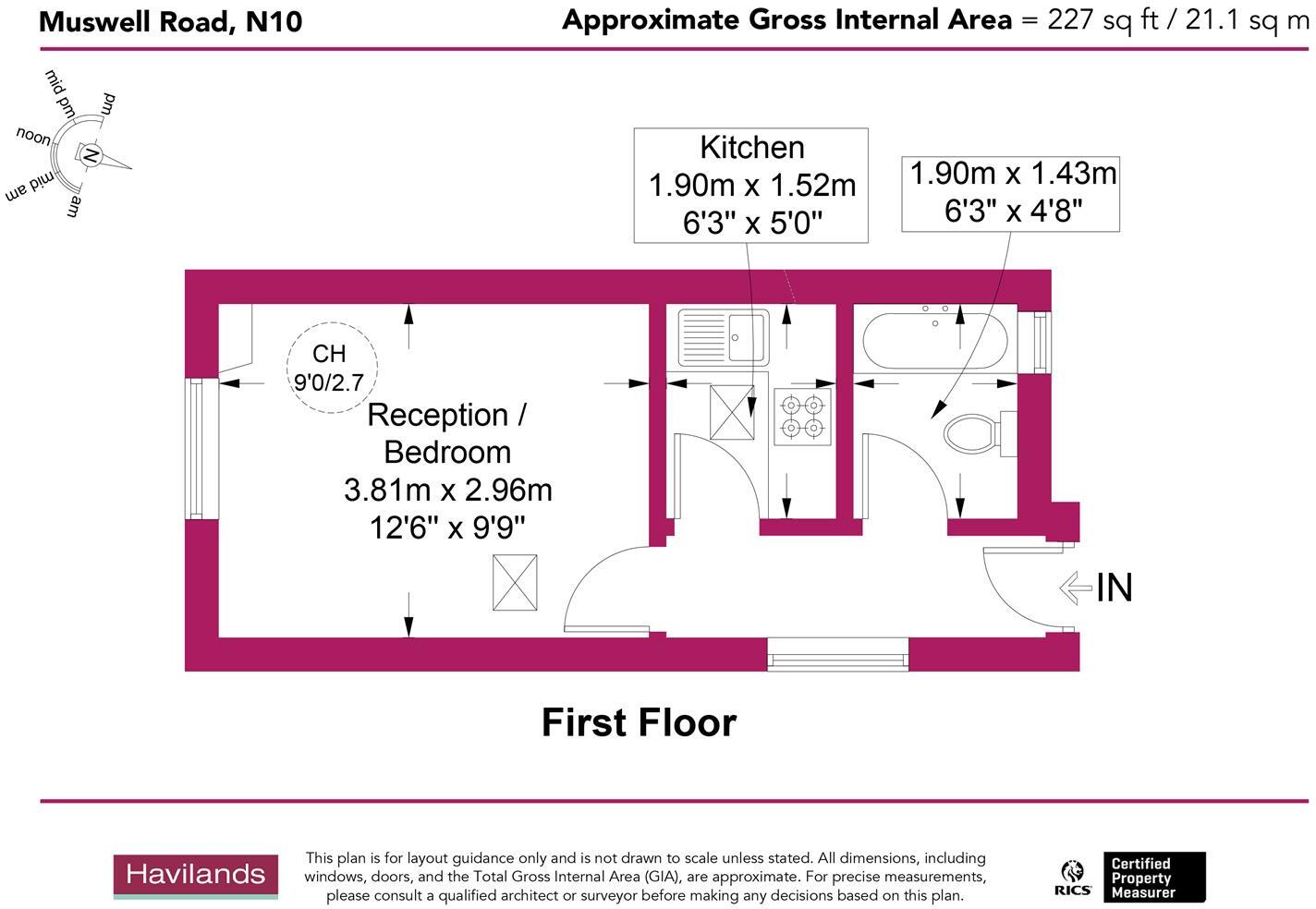 Muswell Road, London floorplan