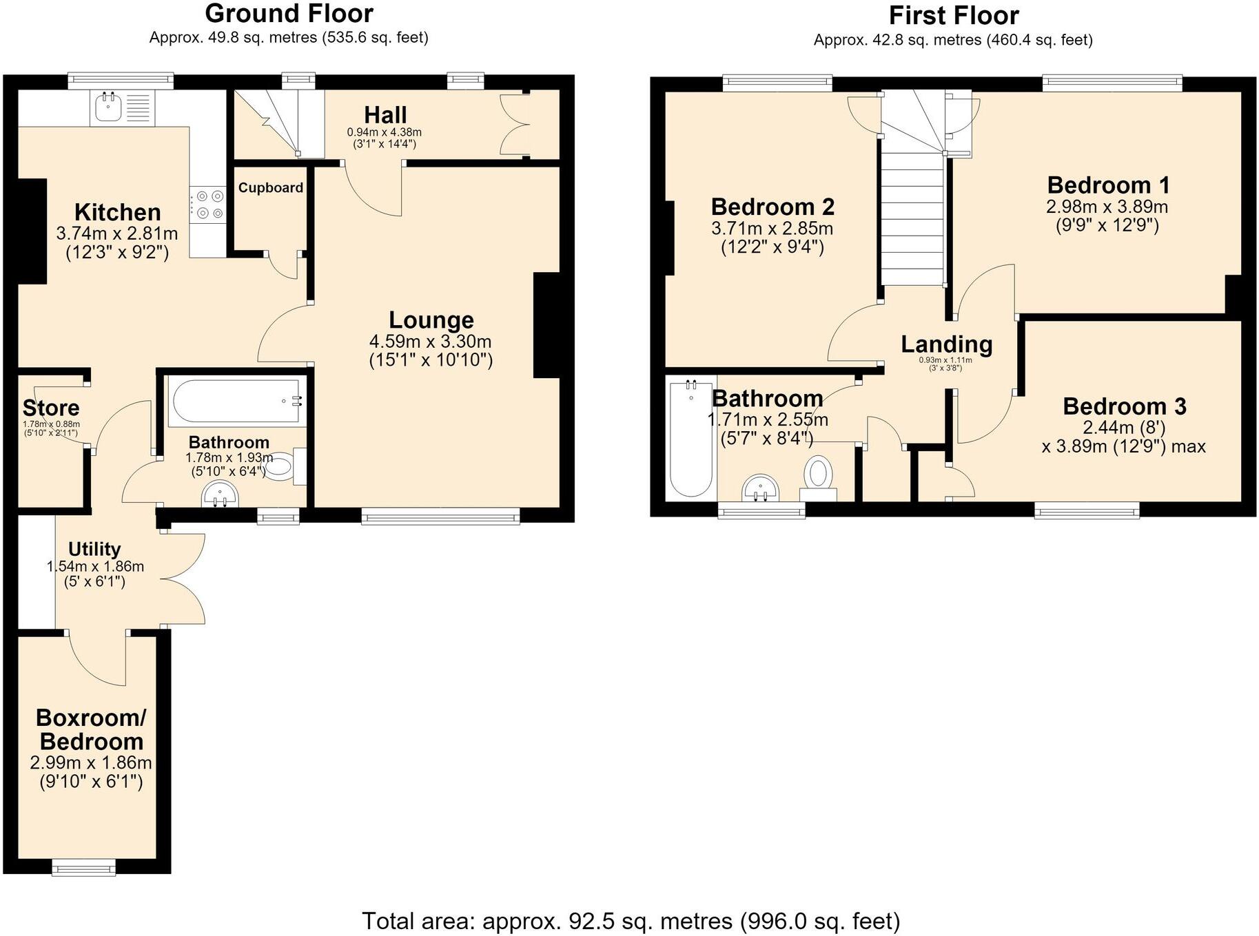 24, Castle Road, Mountsorrel, LE12 floorplan