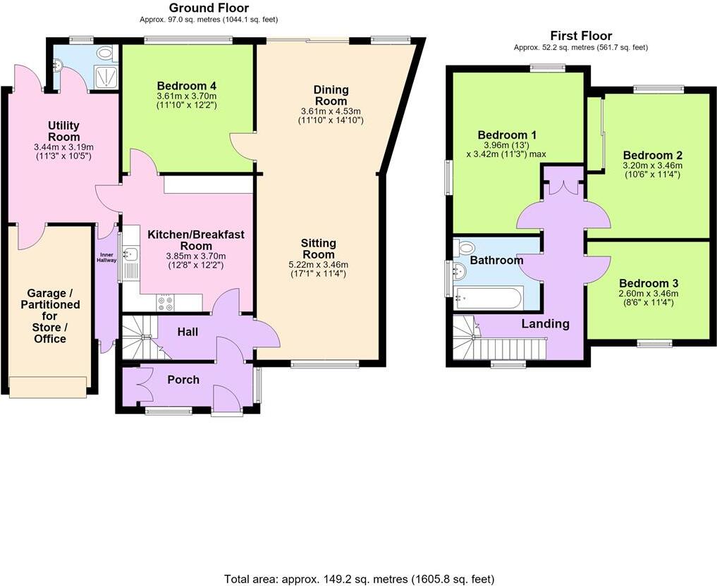 Meadow Close, Tring floorplan
