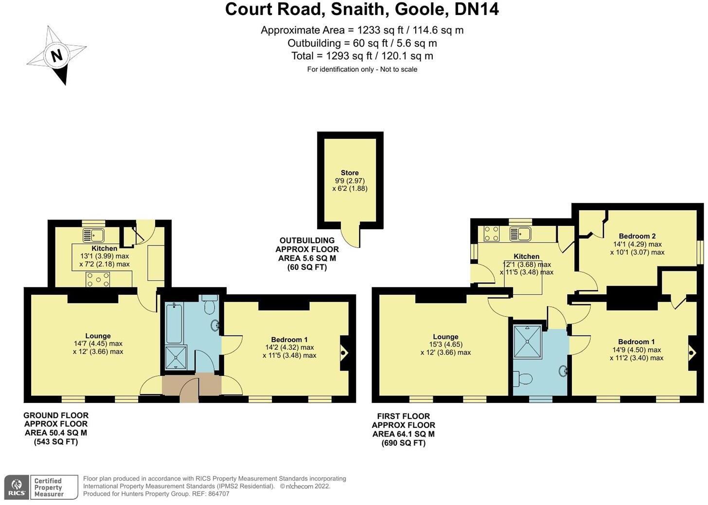 Apartment 1, The Old Police House, 2 Court Road, Snaith, DN14 9JL floorplan