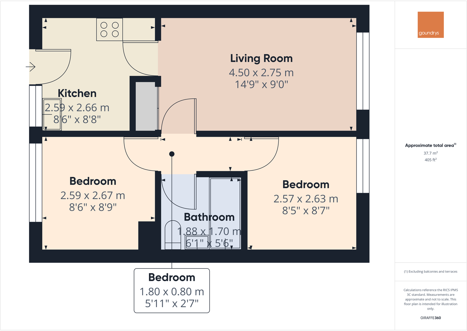 St. Pirans Road, Perranporth, TR6 0NF floorplan