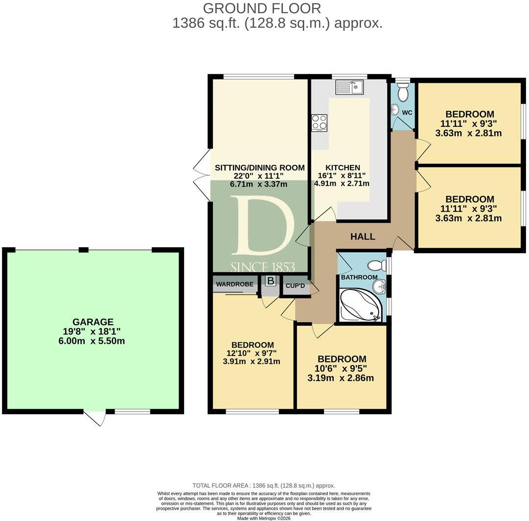 Hose Avenue, Diss floorplan