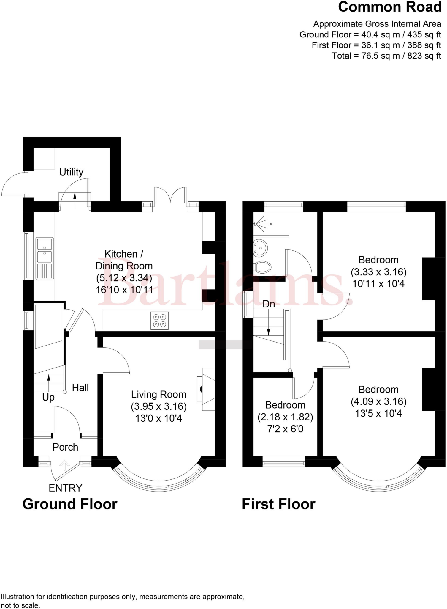 Common Road, Wombourne, WV5 floorplan