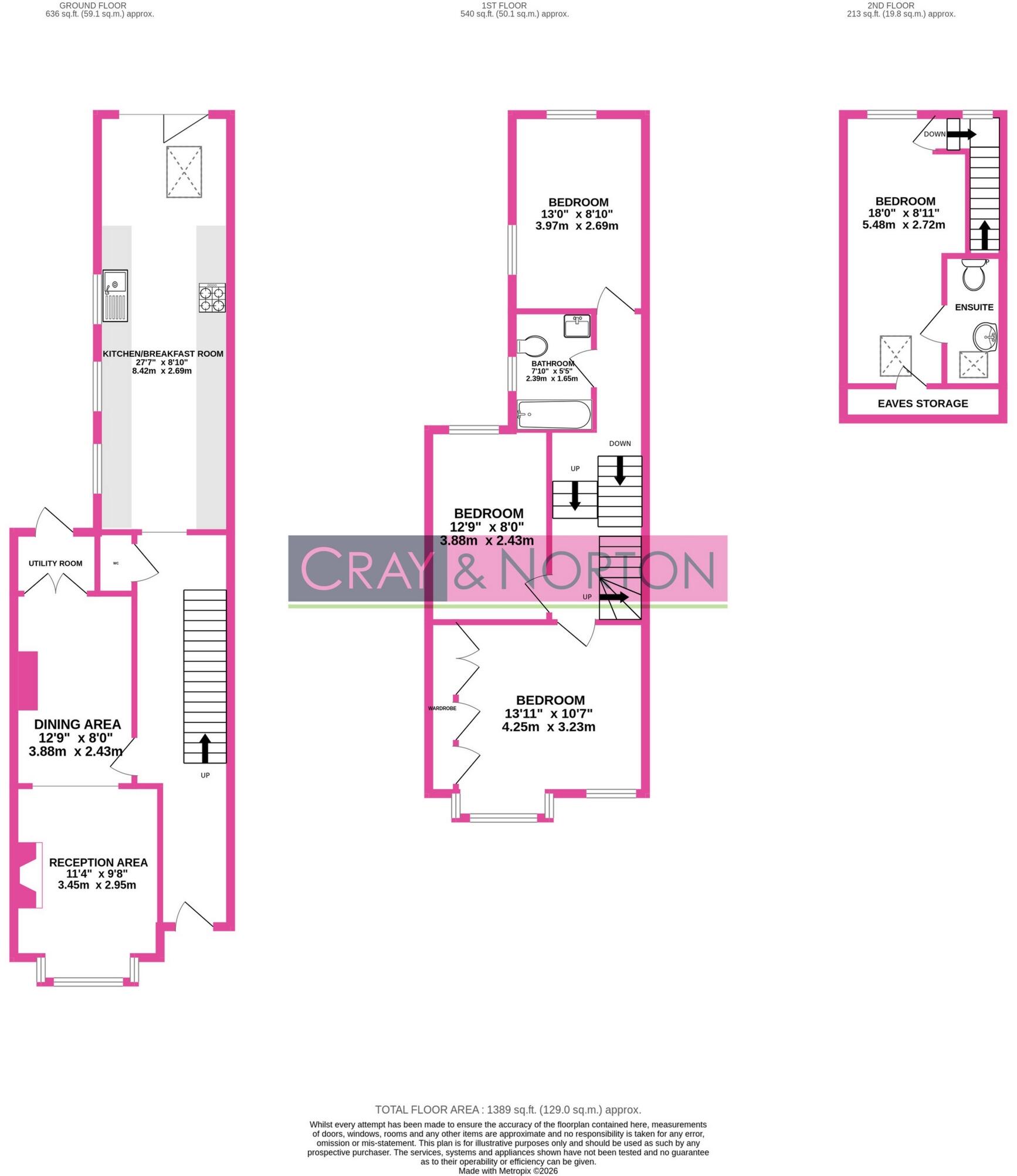 Mansfield Road, South Croydon, CR2 floorplan
