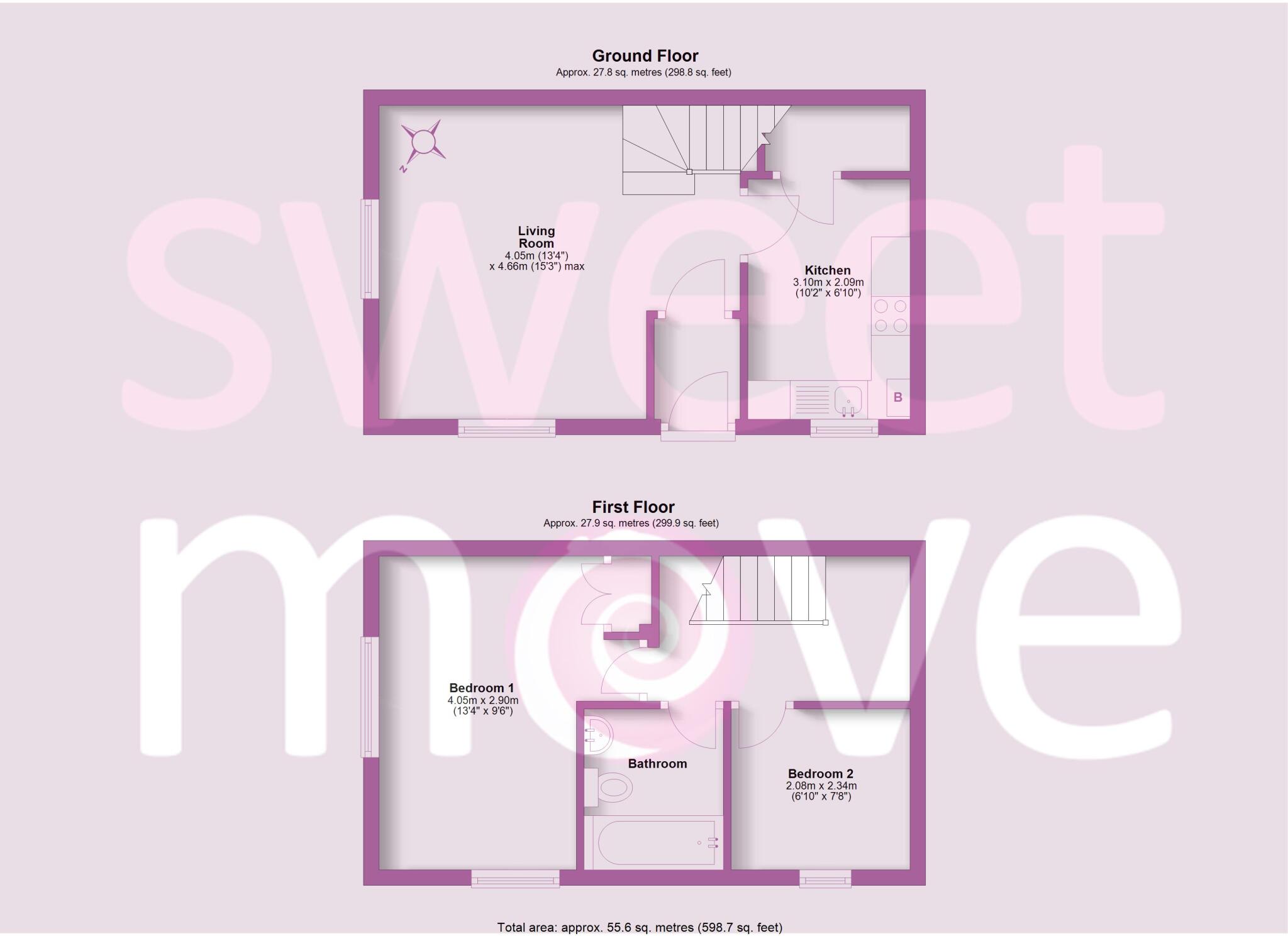Derek Vivian Close, Pocklington floorplan