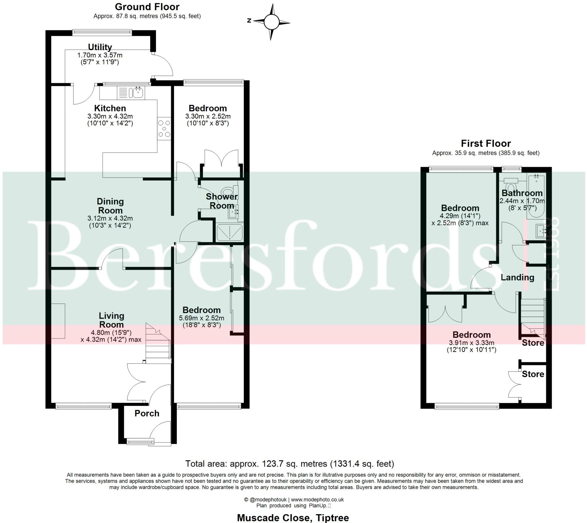 Muscade Close, Tiptree, CO5 floorplan