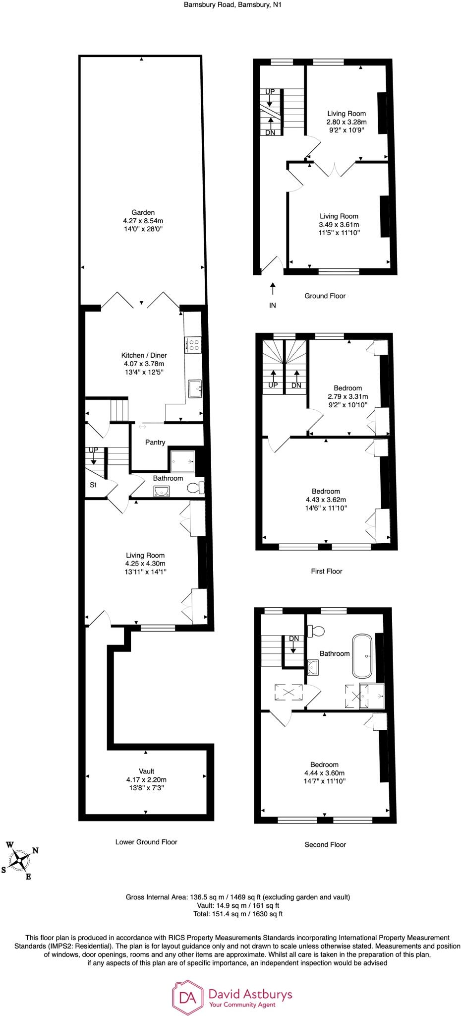 Barnsbury Road, Islington, London, N1 floorplan