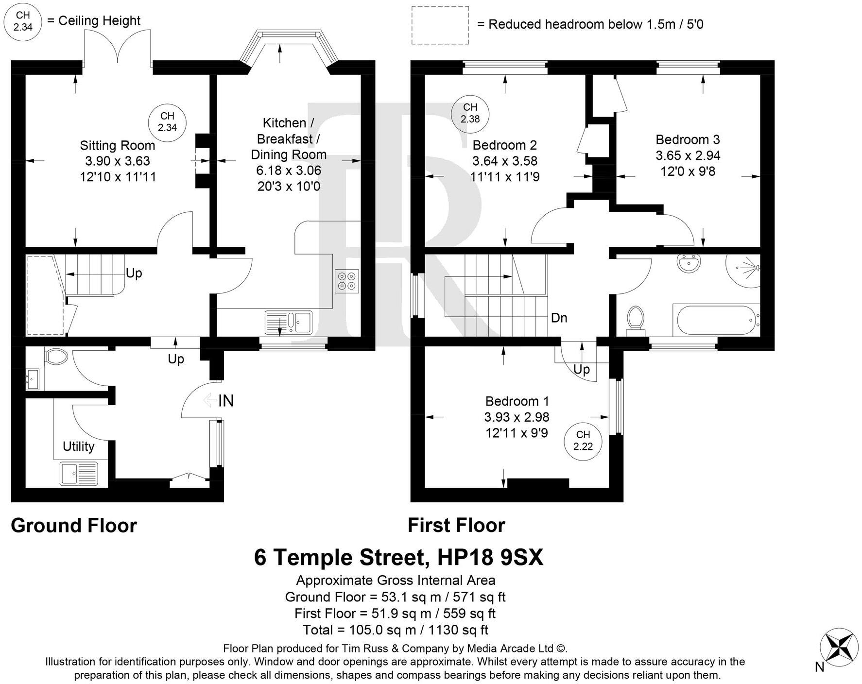 Temple Street, Brill, HP18 floorplan