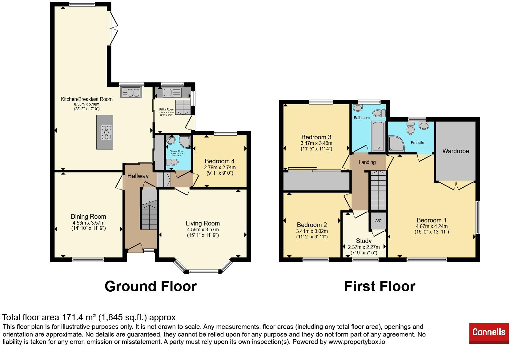 Romford Close, Colchester floorplan