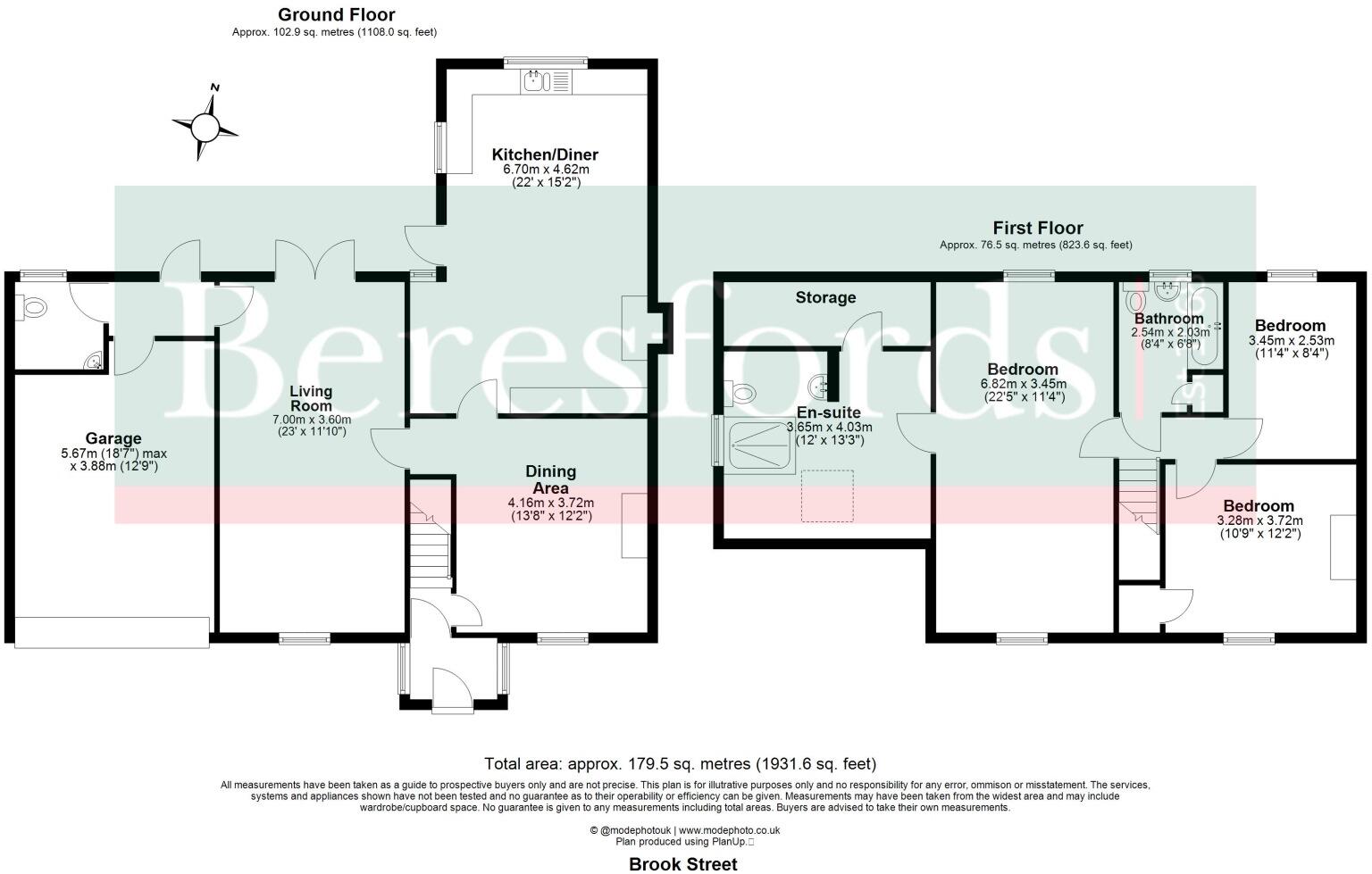 Brook Street, Little Dunmow, CM6 floorplan