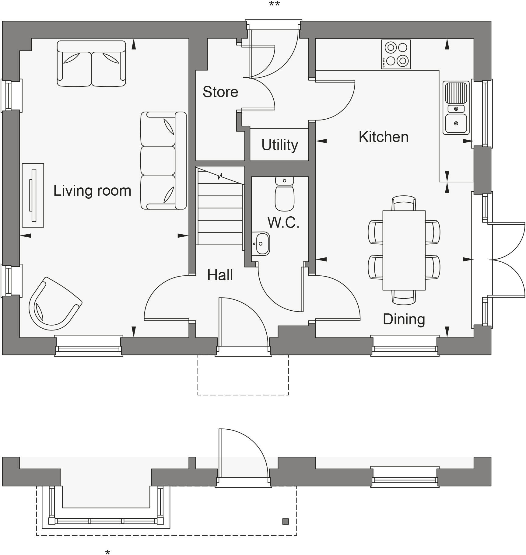 Crowborough, 
East Sussex, 
TN6 3RA floorplan