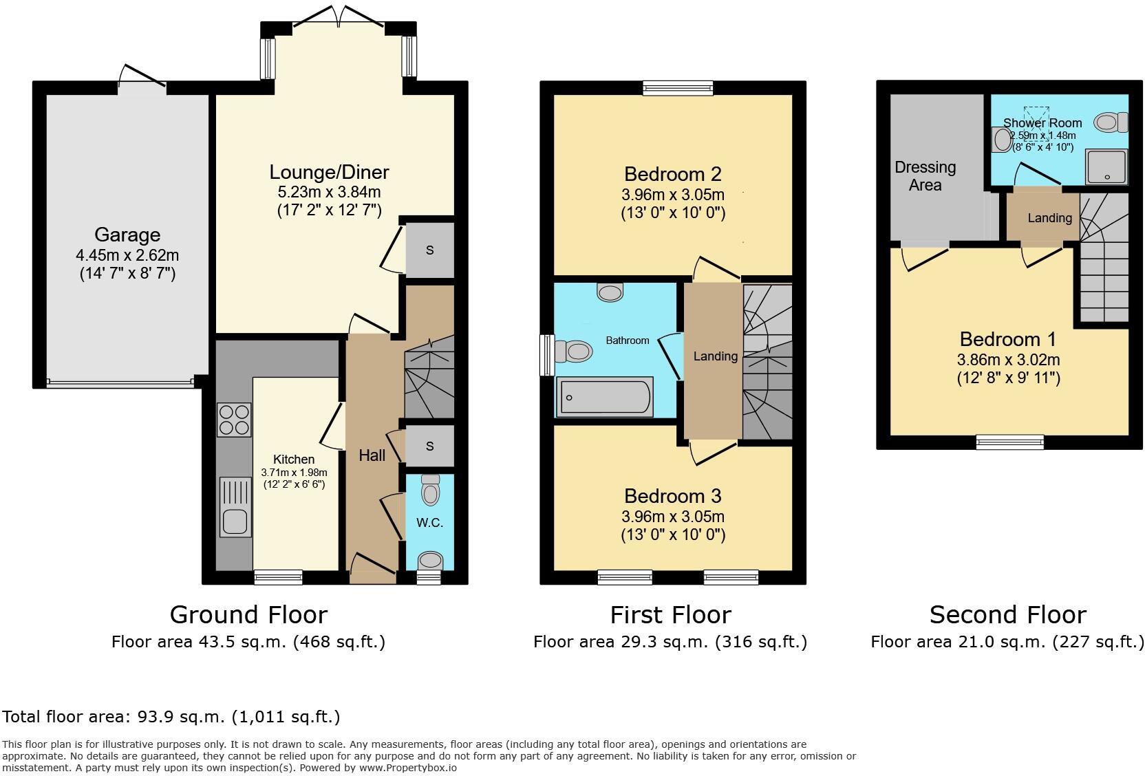 Richmore Road, Hamilton, Leicester, LE5 floorplan