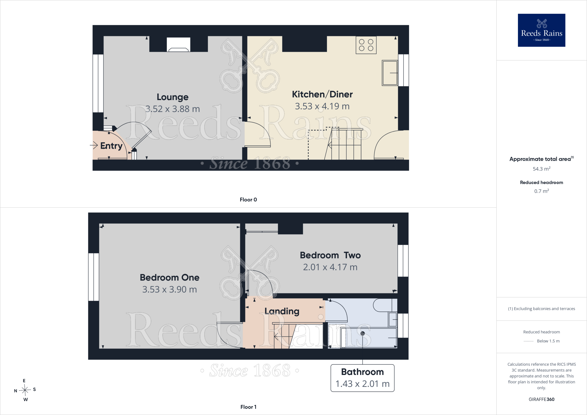 Gisburn Grove, Blackpool, Lancashire, FY3 floorplan