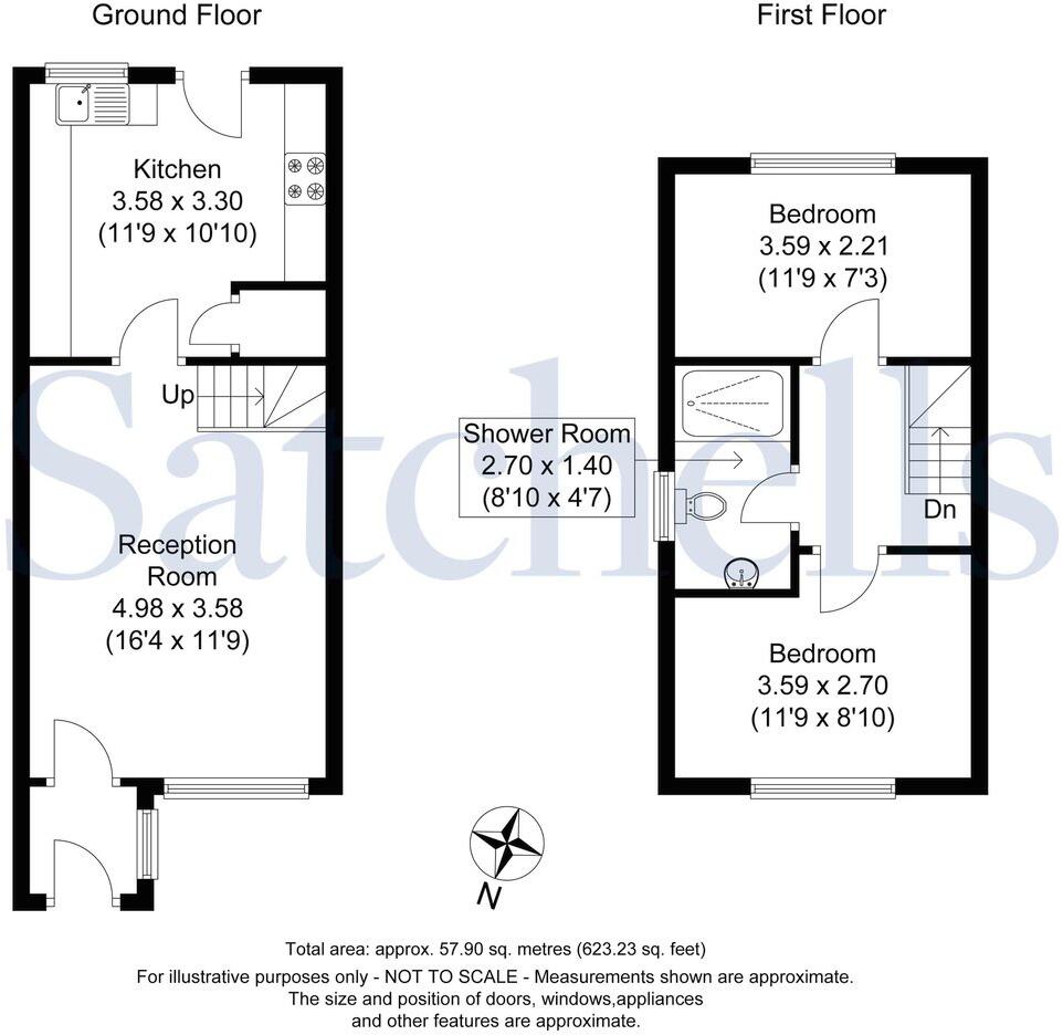 Martin Way, Letchworth Garden City, SG6 floorplan