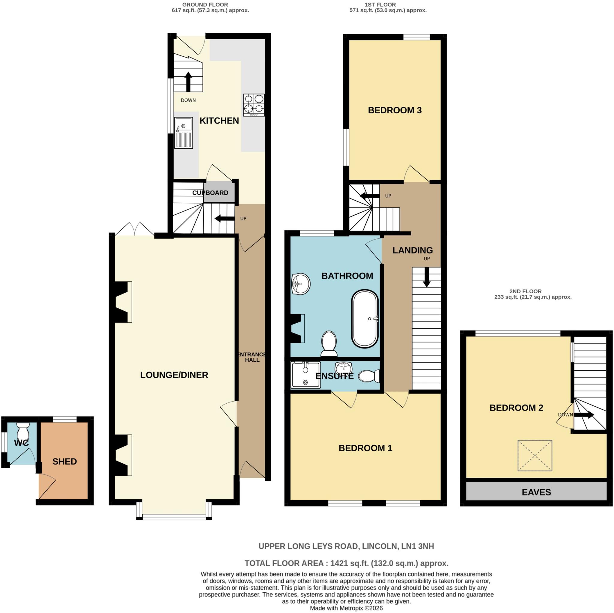 Upper Long Leys Road, Lincoln, LN1 floorplan