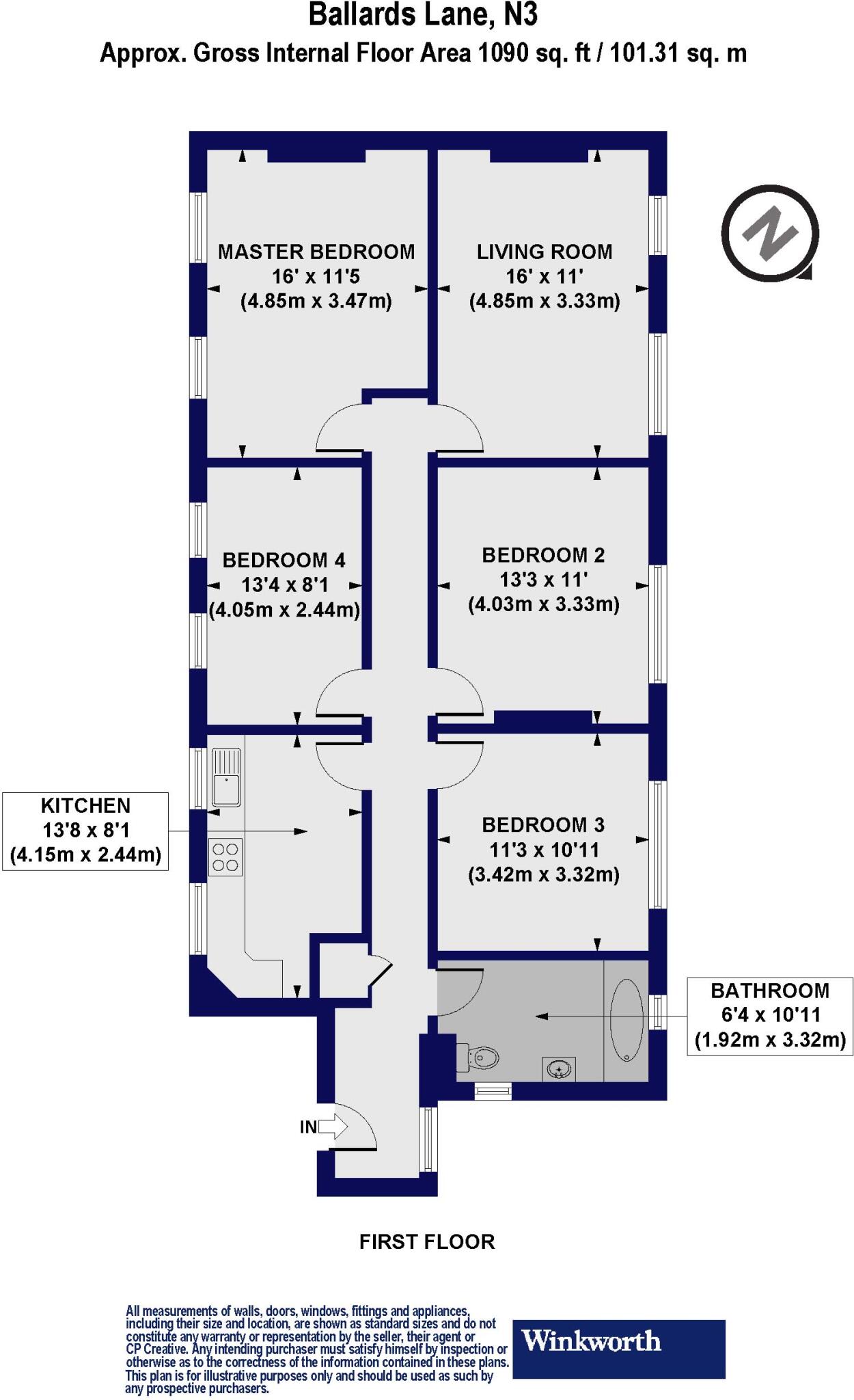 Ballards Lane, Finchley, London, N3 floorplan