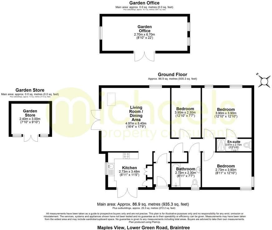 Lower Green Road, Blackmore End, Braintree, CM7 floorplan