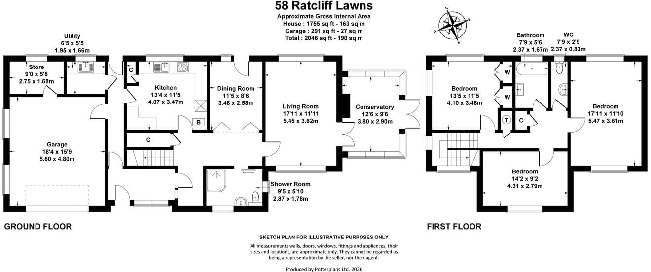 Ratcliff Lawns, Southam, Cheltenham, GL52 floorplan