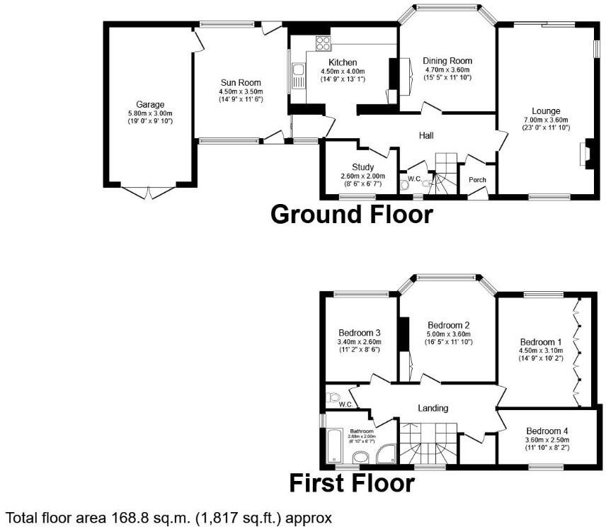 Hill Close, Chesterfield Road, Arkwright Town, Chesterfield, Derbyshire S44 5DR floorplan