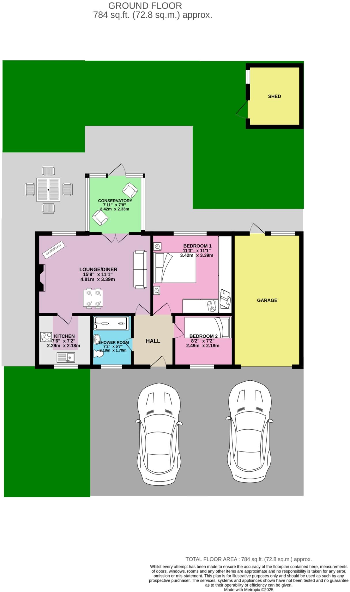 52 Canterbury Close, Beverley floorplan