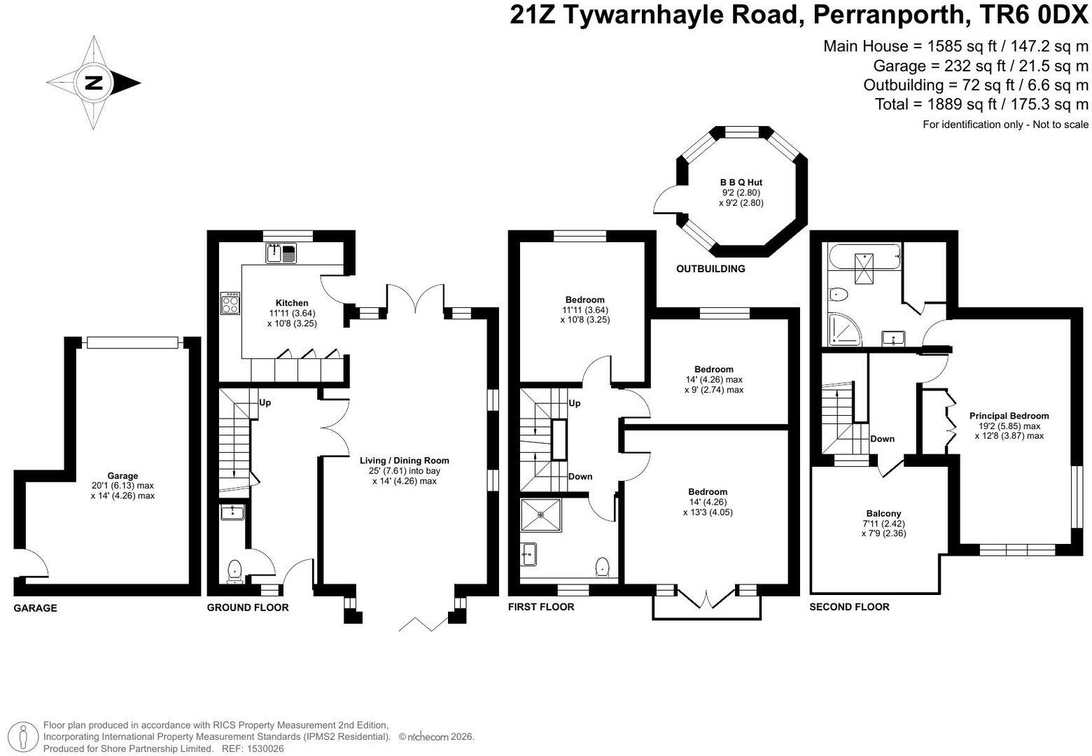 Tywarnhayle Road, Perranporth floorplan
