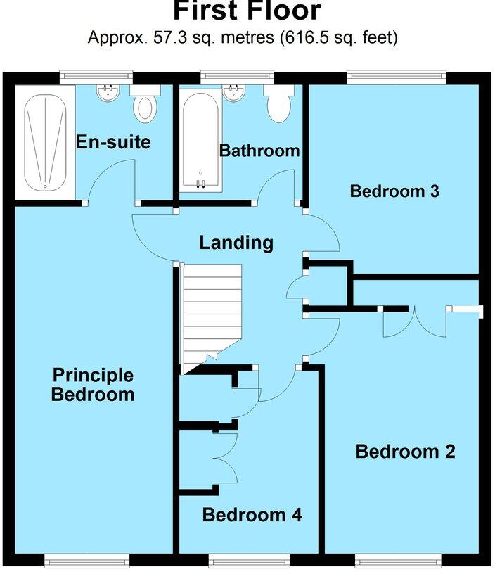 Alexander Drive, Lutterworth, LE17 floorplan