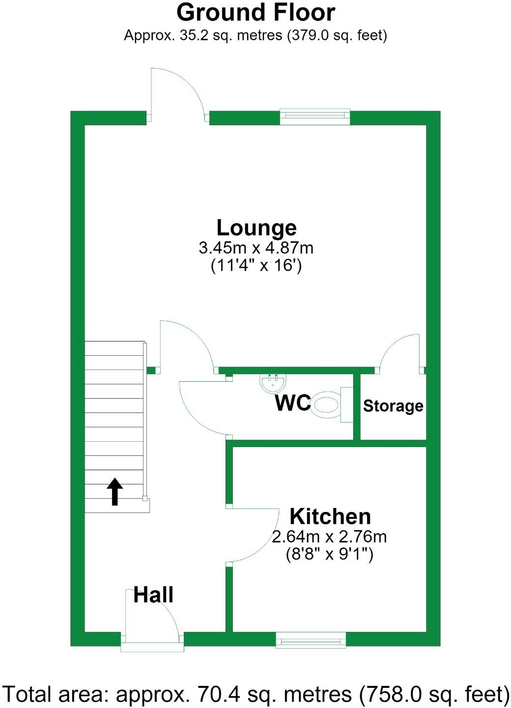 Cobden Close, Sabden, Lancashire, BB7 floorplan