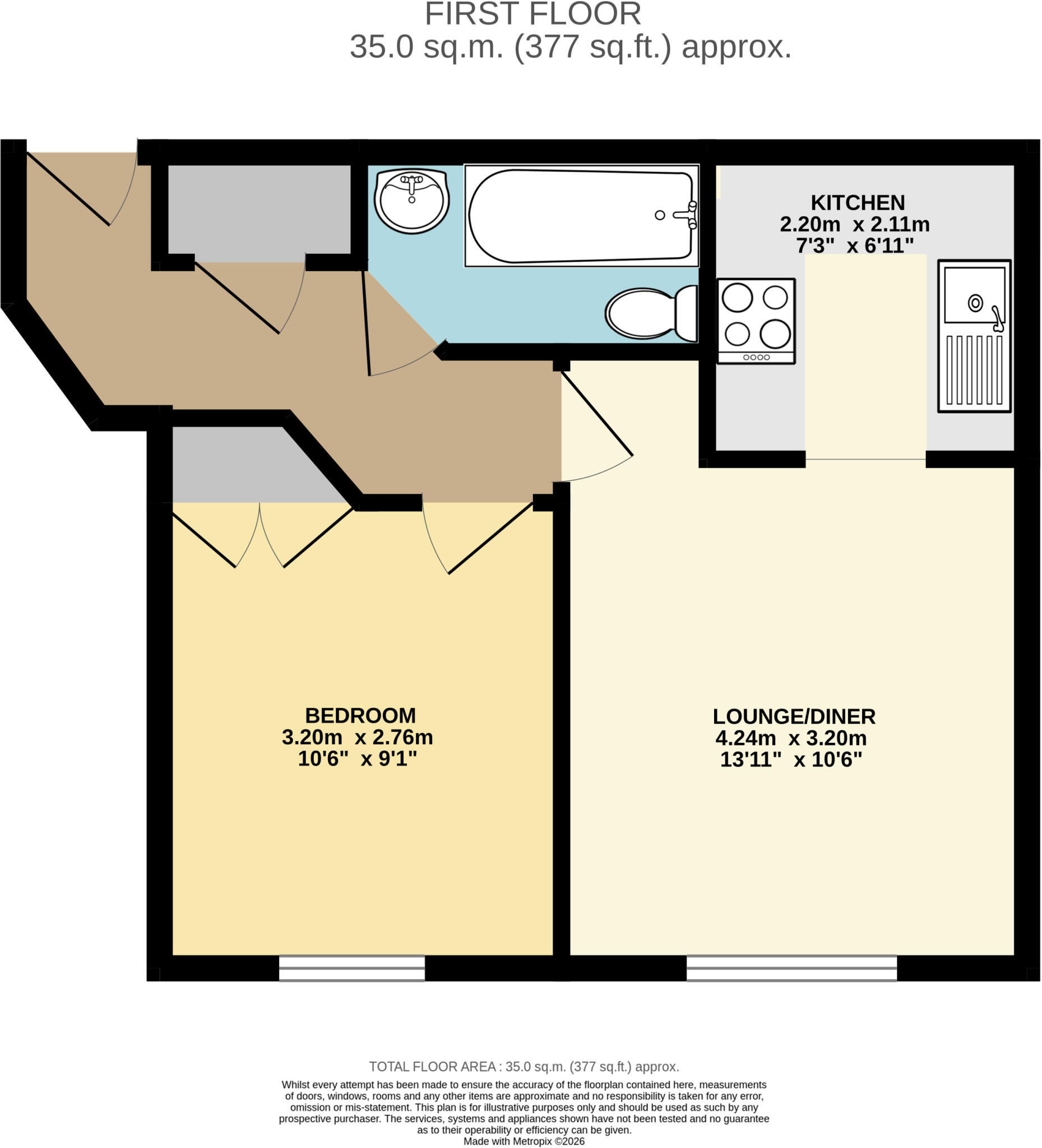 Half Moon Place, Dunstable, Bedfordshire, LU6 floorplan