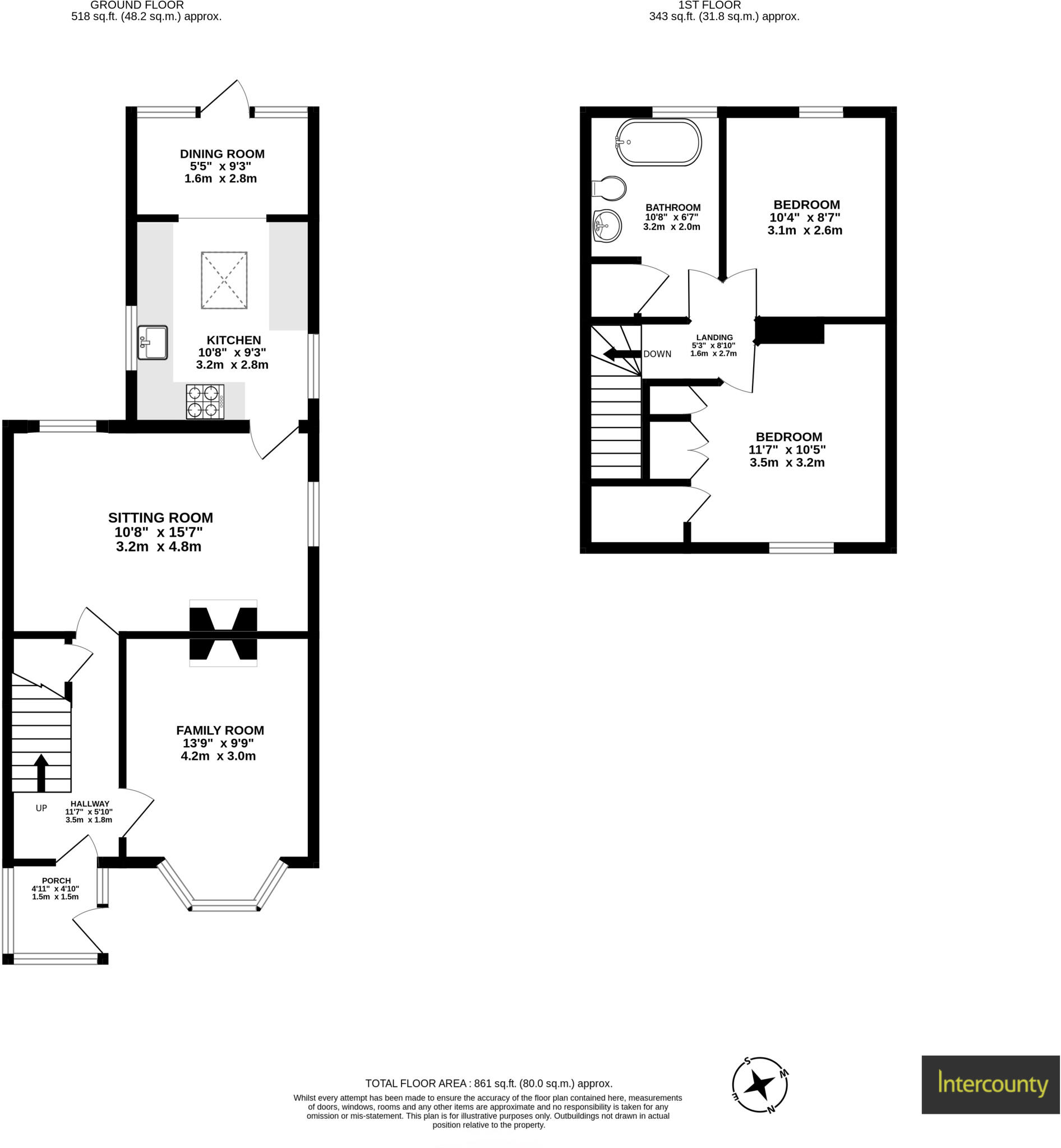 Sayesbury Avenue, Sawbridgeworth, Hertfordshire, CM21 floorplan