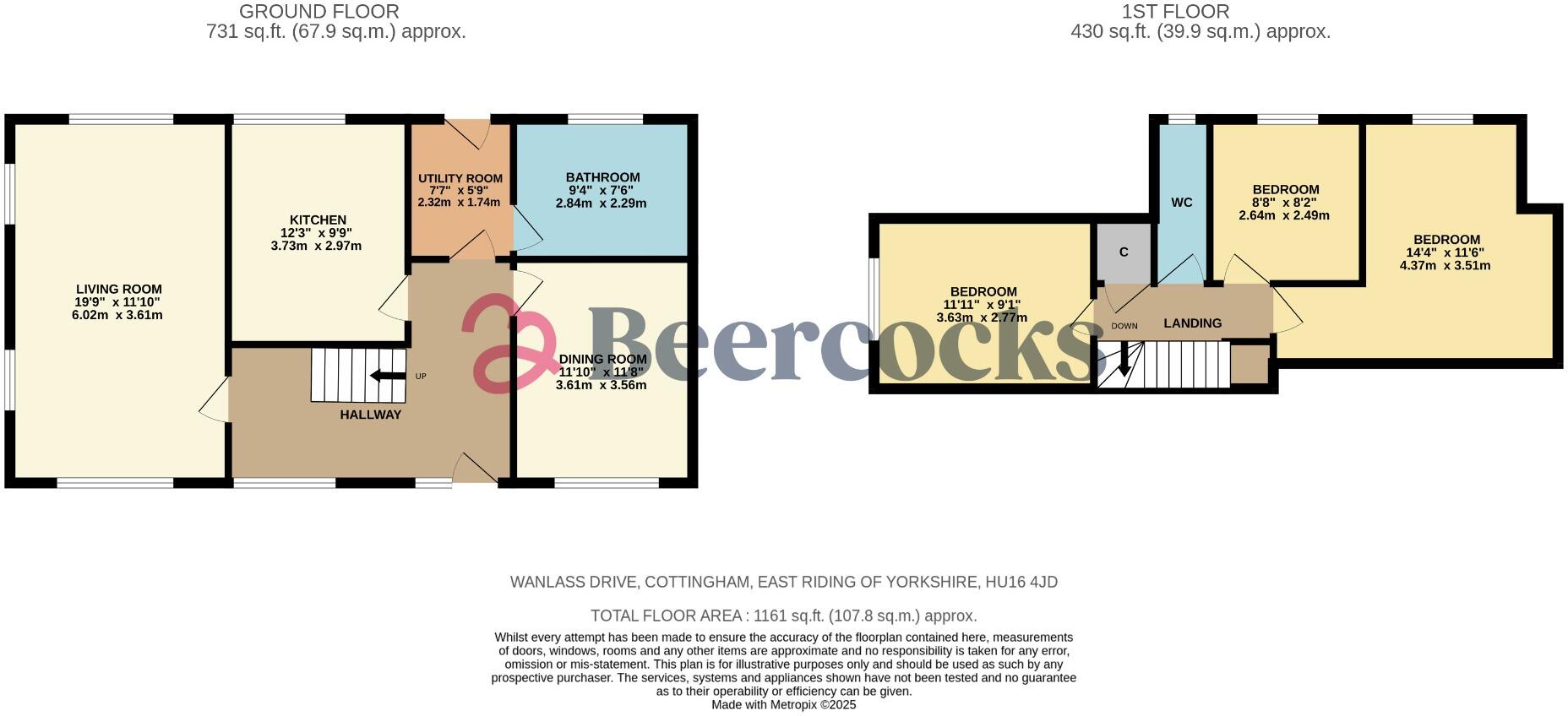 Wanlass Drive, Cottingham, HU16 4JD floorplan