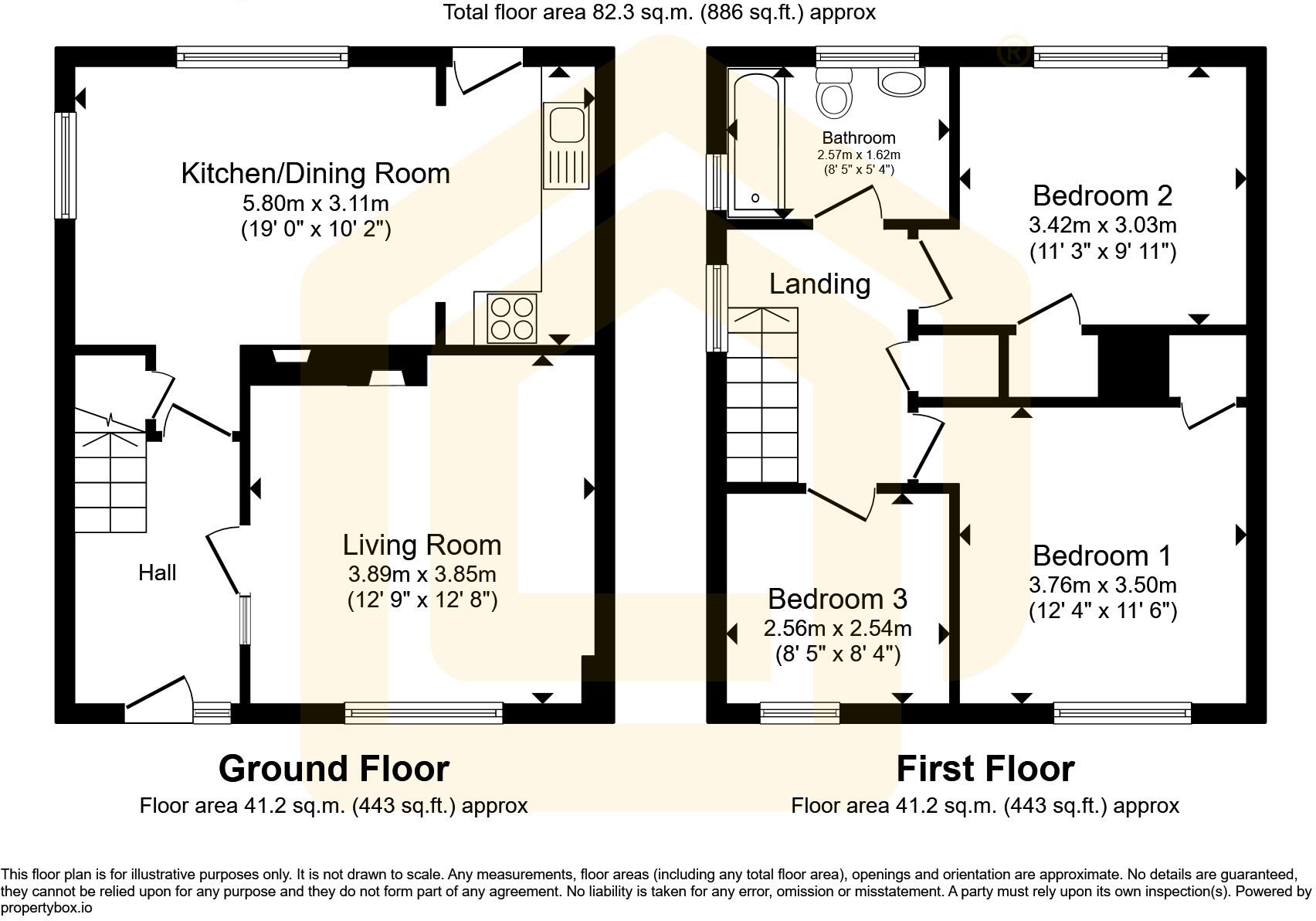 88 Keswick Road, Worksop, S81 7PS floorplan