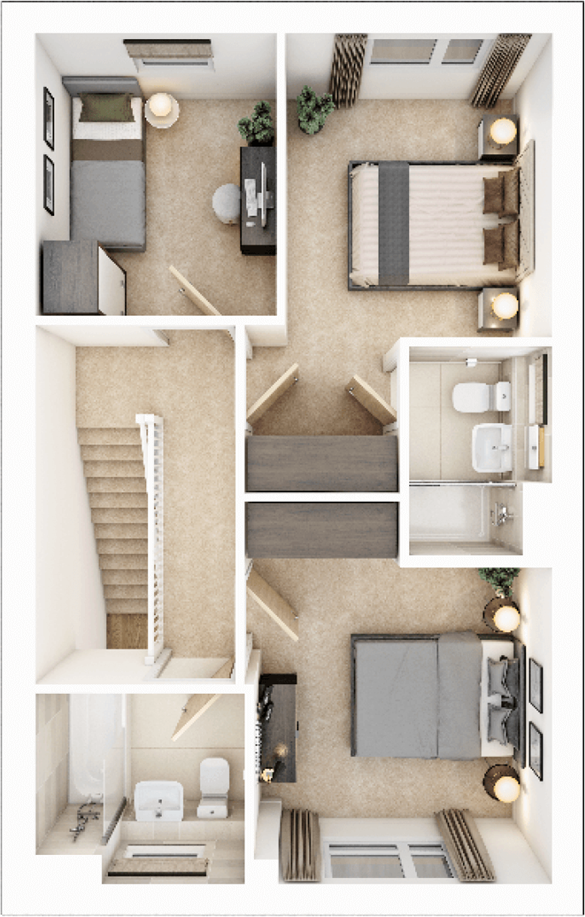 Land Off Cefn Yr Hendy,
Miskin,
Rhondda Cynon Taff,
CF72 8PN floorplan