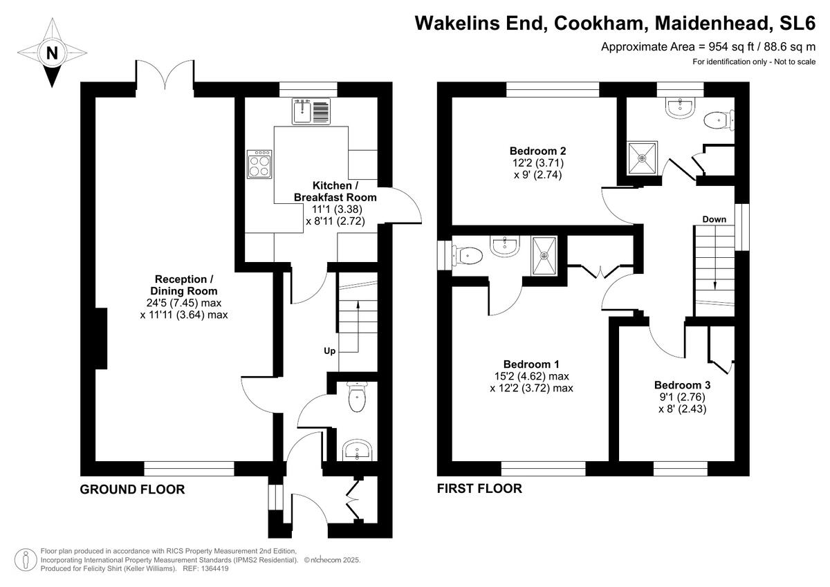 1A, Wakelins End, Cookham, SL6 floorplan