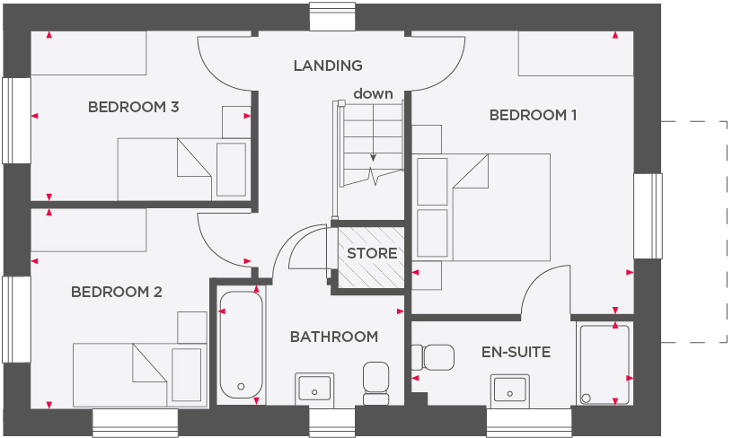 Buttercup View, Mile Bank, Whitchurch floorplan