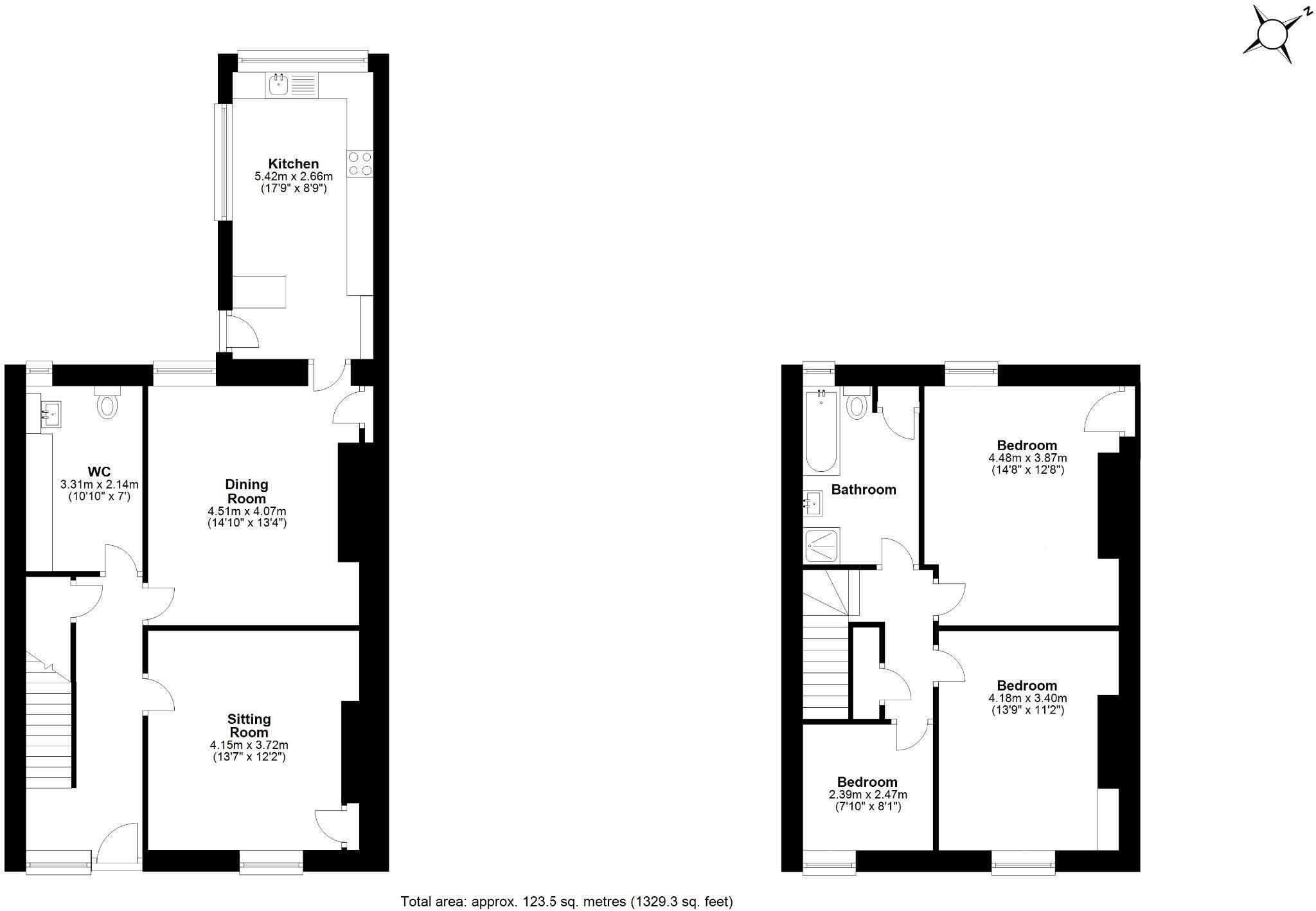 Shielfield Terrace, Tweedmouth, Berwick upon Tweed floorplan