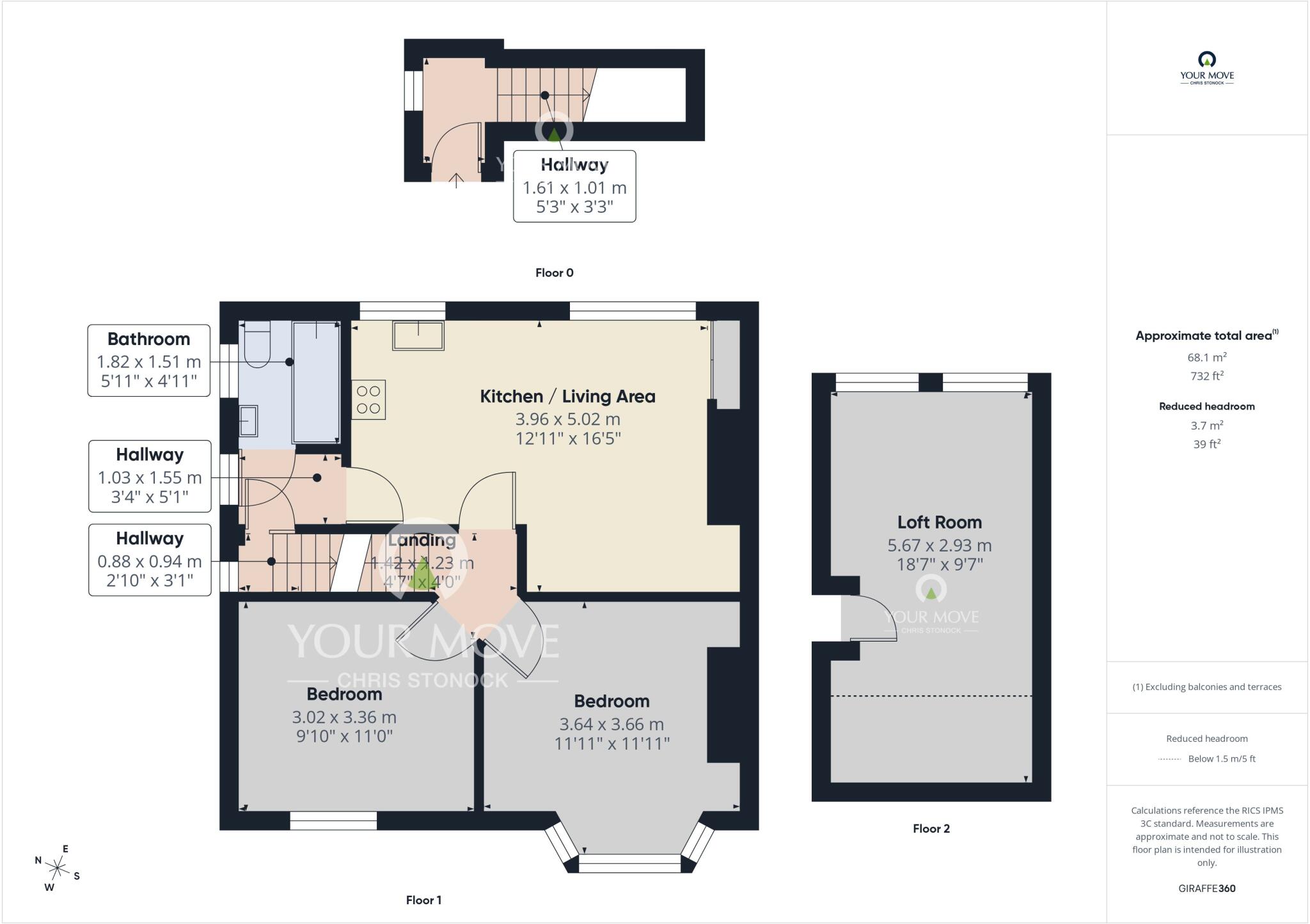 Borrowdale Avenue, Newcastle upon Tyne, Tyne and Wear, NE6 floorplan