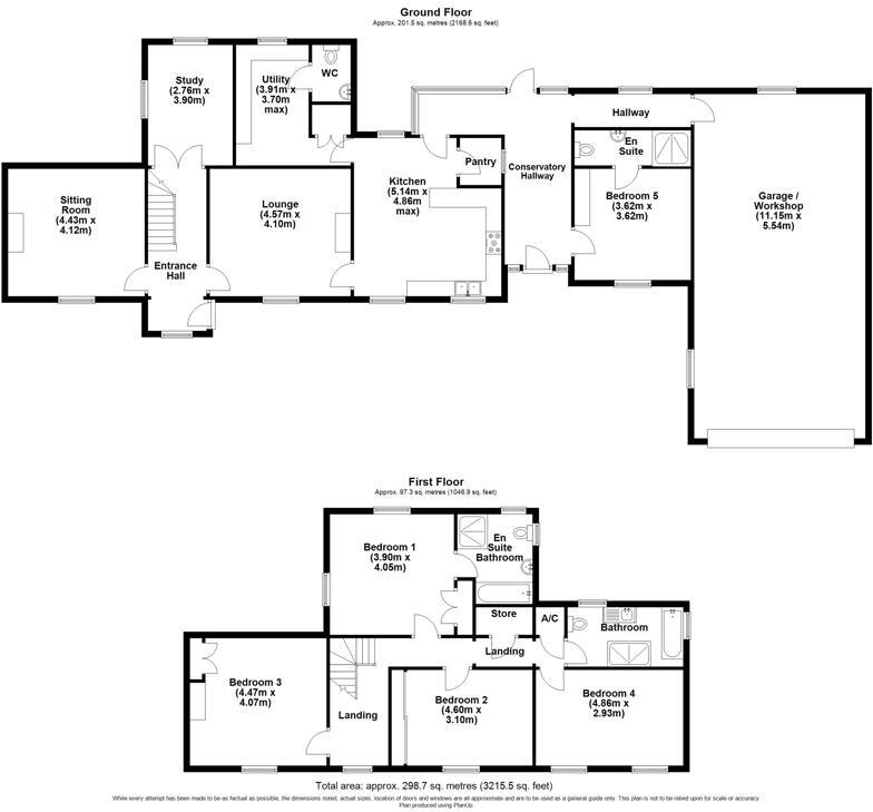 The Old School House, School Lane, Stow, Lincoln, Lincolnshire, LN1 2DQ floorplan