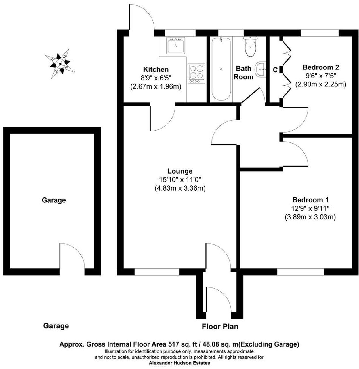 Newburgh Avenue, Seaton Delaval, NE25 floorplan