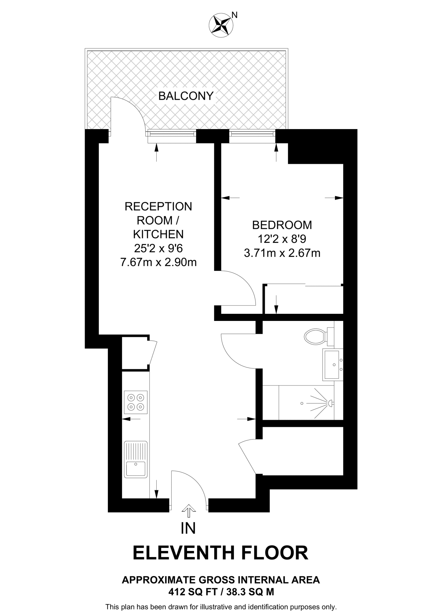 North End Road, Wembley Park, HA9 floorplan