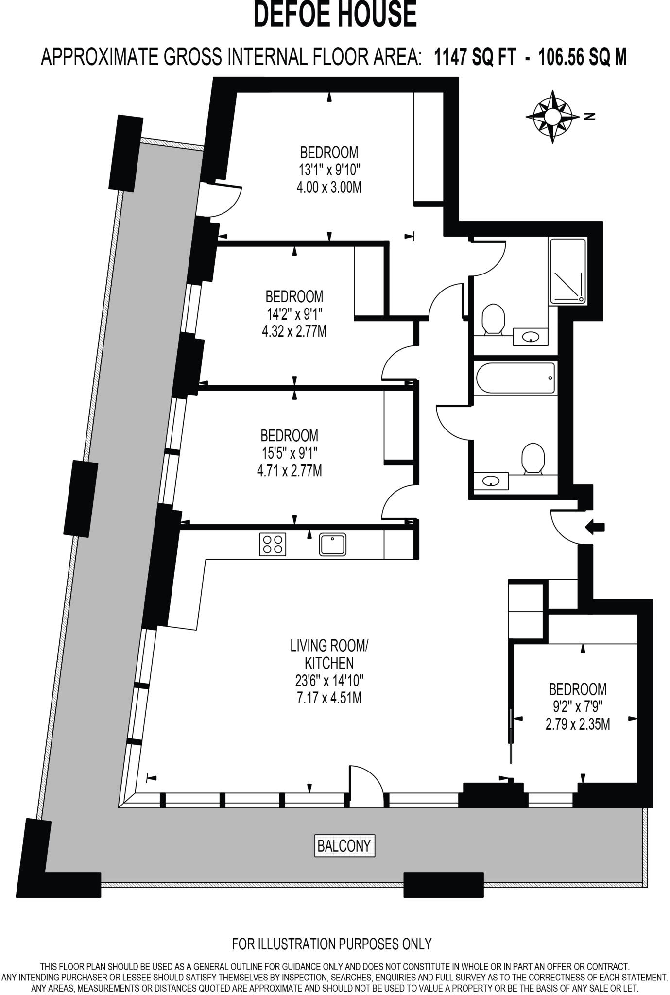 Defoe House, London City Island, London, E14 floorplan