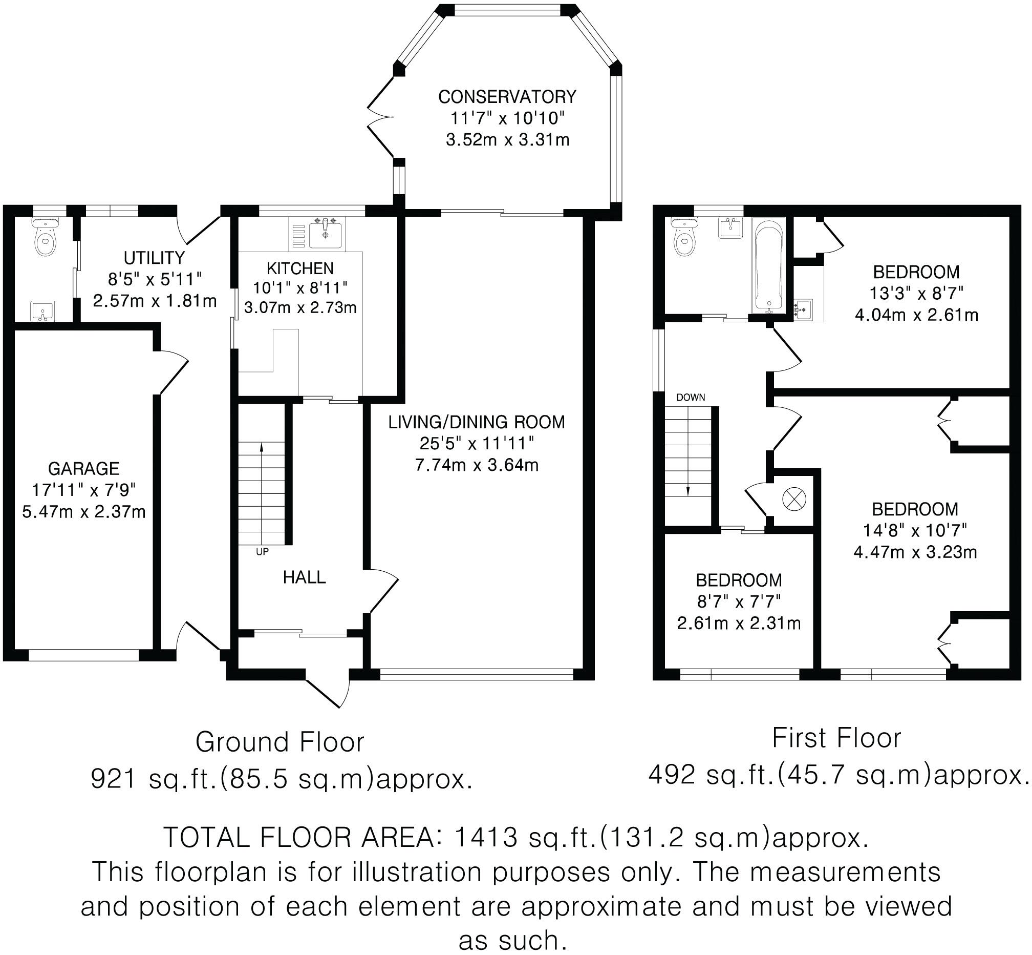 Ninesprings Way, Hitchin, SG4 floorplan